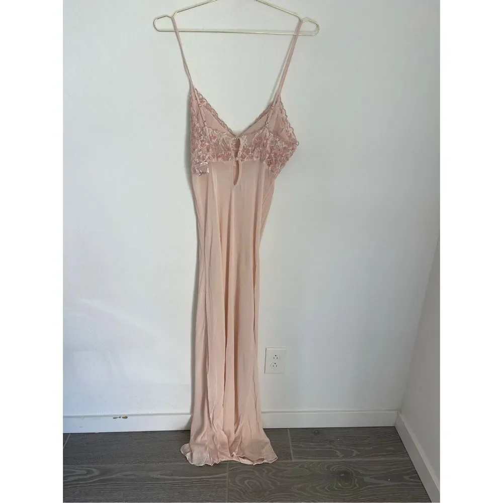 INTIMATELY FREE PEOPLE Midnight Magic Beaded Maxi Slip Size Large NWOT - Picture 7 of 7